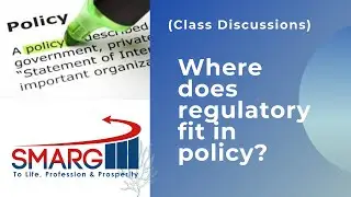 #TISSPAT #OPI (Class Discussions) Where does regulatory fit in policy?