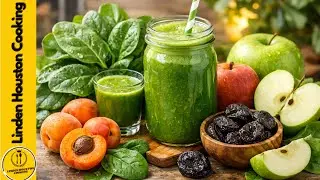 Spinach, Apple, Prunes & Apricot Juice | Natural Detox, Energy & Digestive Boost