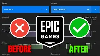 Как исправить медленную скорость обновления и загрузки в Epic Games