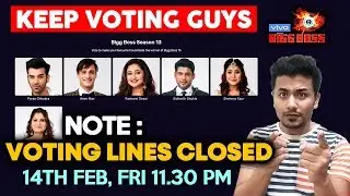 Bigg Boss 13 FINALE Voting | Keep Voting Your Favorite Contestant | BB 13 Video