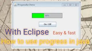 Using a progressbar in Java Eclipse