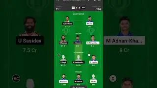 DREAM 11 MATCH PREDICTION OF SS VS SMP - #shorts #viral #shortsfeed #dream11 #cricket #youtube