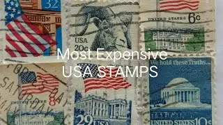 UNITED STATES  MOST VALUABLE RARE POSTAGE STAMPS#stamp collecting