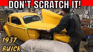 НЕ ПОЦАРАПАЙТЕ КРАСКУ! Сборка Buick 1937 года.