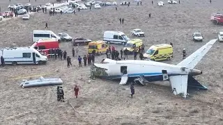 Kazakhstan says 42 people likely dead in Azerbaijan Airlines' plane crash