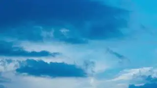 Time Lapse Footage, Clouds Transforming Cobalt Blue Sky
