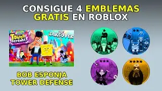 Collect all 4 emblems in SpongeBob SquarePants Tower Defense | The Takeover Roblox event