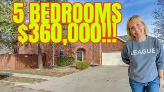 Affordable $385K 5 Bedroom Home Tour in Fort Worth