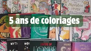 R&eacute;trospective : 5 ans de coloriages 🩷✨ // Coloriage Adulte
