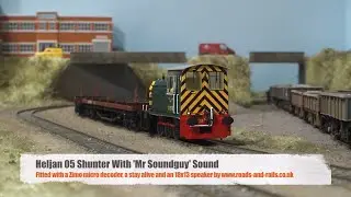 Heljan 05 Shunter With Mr Soundguy Sound, 18x13 Speaker And Stay Alive