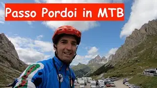In MTB al Passo Pordoi - Val di Fassa