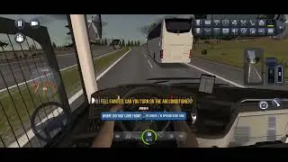 Bus simulator driving 