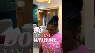 type 4 hair + french curl braids #microinfluencer  #naturalhair #curlyhair #youtubeshorts