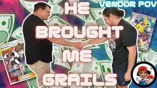 BUYING GRAILS AT A LOCAL SHOW | Pok&eacute;mon Vendor POV @ SWFL Sports Card Show 5/18/25