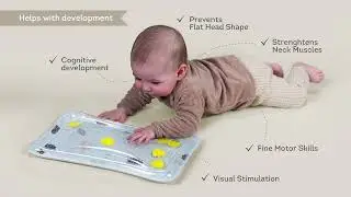 US13436   Taf Toys Tummy Time Water Mat for Babies