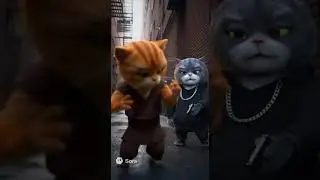 Kung Fu Cat vs Don Cat 💥 | Epic Cat Fight Turns Ghostly 👻 | Funny Cat Animation