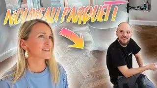 UN PARQUET MASSIF POUR LA SUITE ROYALE 👑 (+ Rachel fabrique et pose nos rideaux sur RAIL) - EP93