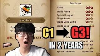 The Biggest GLOW UP! From C1 to G3 RTA! [amodace Showcase]