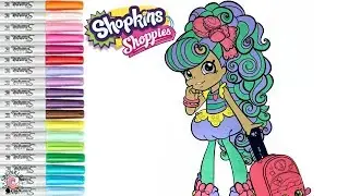 Shopkins Shoppie Coloring Book Page Macy Macaron World Vacation Season 8 | SPRiNKLED DONUTS