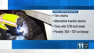 Colorado&rsquo;s chain law goes into effect Sept. 1 for all drivers
