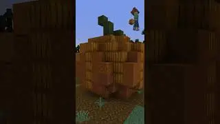 Building an Autumn Pumpkin House in Minecraft
