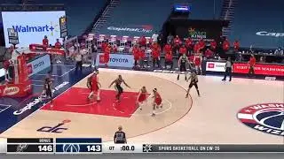 Bradley Beal Gets Frustrated After Missing The Game Tying 3 Against Spurs!
