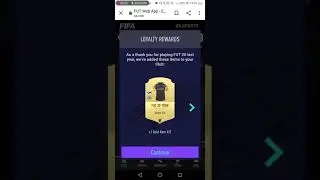 FIFA 21 Web App - Pack Opening