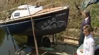 Zeilboot Grand Bleu gaat te water.
