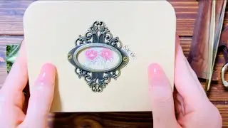 ASMR 2026新しいノートを飾る🧚🏻‍♀️コラージュ2026 Decorate a new notebook👑collage🎊journal