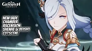 Genshin Impact 2.4 Archon Quest - New Jade Chamber ascension and Beisht & Shenhe CUTSCENE