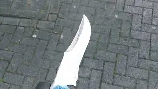 Surface finish of my Longbow Bowie Knife