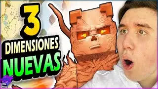 &iexcl;Aparecieron 3 DIMENSIONES M&Aacute;S en Minecraft! 😱 | Chule REACCIONA a Bobicraft