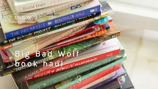 UNBOX: Big Bad Wolf book haul worth RM370 with 21 books | No commentary