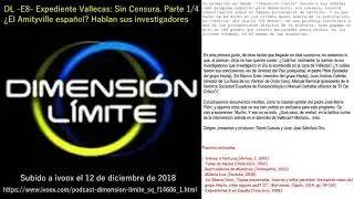DL-Expediente Vallecas 1/4: &iquest;El Amityville espa&ntilde;ol? Hablan sus investigadores
