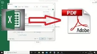 Convert excel file into pdf format without software