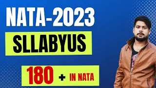 syllabus for NATA 2023|| FOR  SCORE MORE THEN 180 IN ||NATA 2023 #nata2023