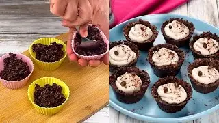 Coppette di riso soffiato e cioccolato: la ricetta del dessert semplice e veloce!
