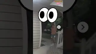 Сталкер пошёл за мной не в тот дом (снято на кольцевую камеру) #шорты