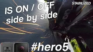 GoPro HERO5 Image stabilization for motorcycles - RAW comparison