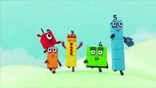 Numberblocks masterful numbers blockzilla welsh  blociaurhif