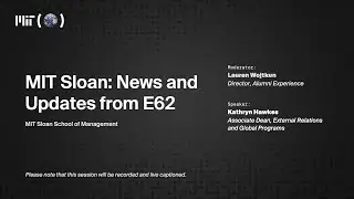 MIT Sloan: News and Updates from E62
