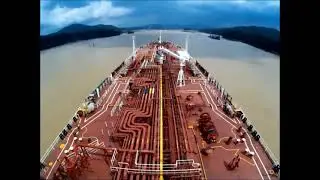 Time-Lapse Panama Canal Full Transit | Ship Crossing in 4 Minutes