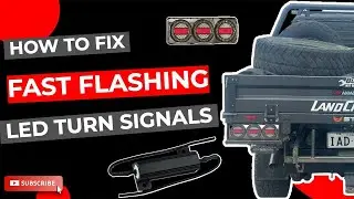 How to Fix Fast Flashing LED Turn Signal with Load Resistors