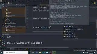how to make python entry box in pycharm