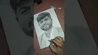 Hyper Realistic Graphite Pencil Portrait 😱✏️ | Commission Artwork | #Shorts
