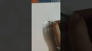 Drawing a rendom character with my sister's water colours#Deep malhi