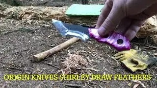 Origin knives Shirley - Draw feathers curls