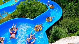 Vadvízi Folyó Water Slide at Aquaréna Mogyoród 🇭🇺