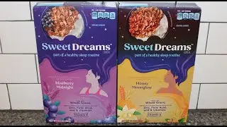 Post Sweet Dreams Cereal: Blueberry Midnight & Honey Moonglow Review