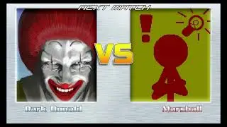 Mugen - Dark Donald (12P) Vs Marshall (1P)